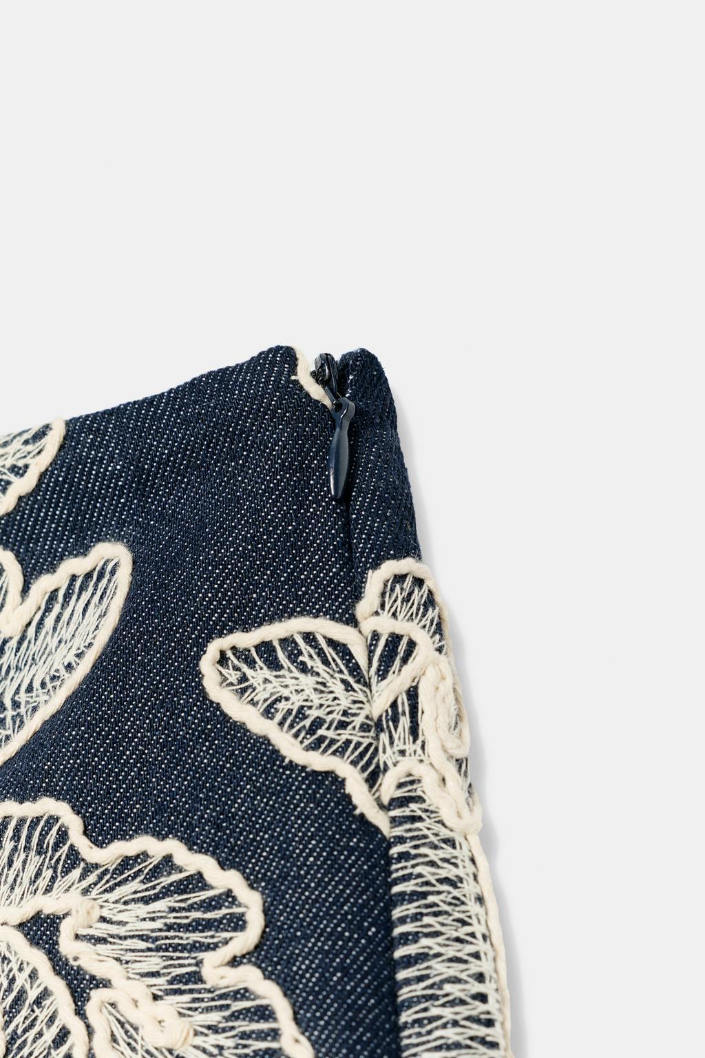 ЮБКА-ШОРТЫ С ВЫШИВКОЙ