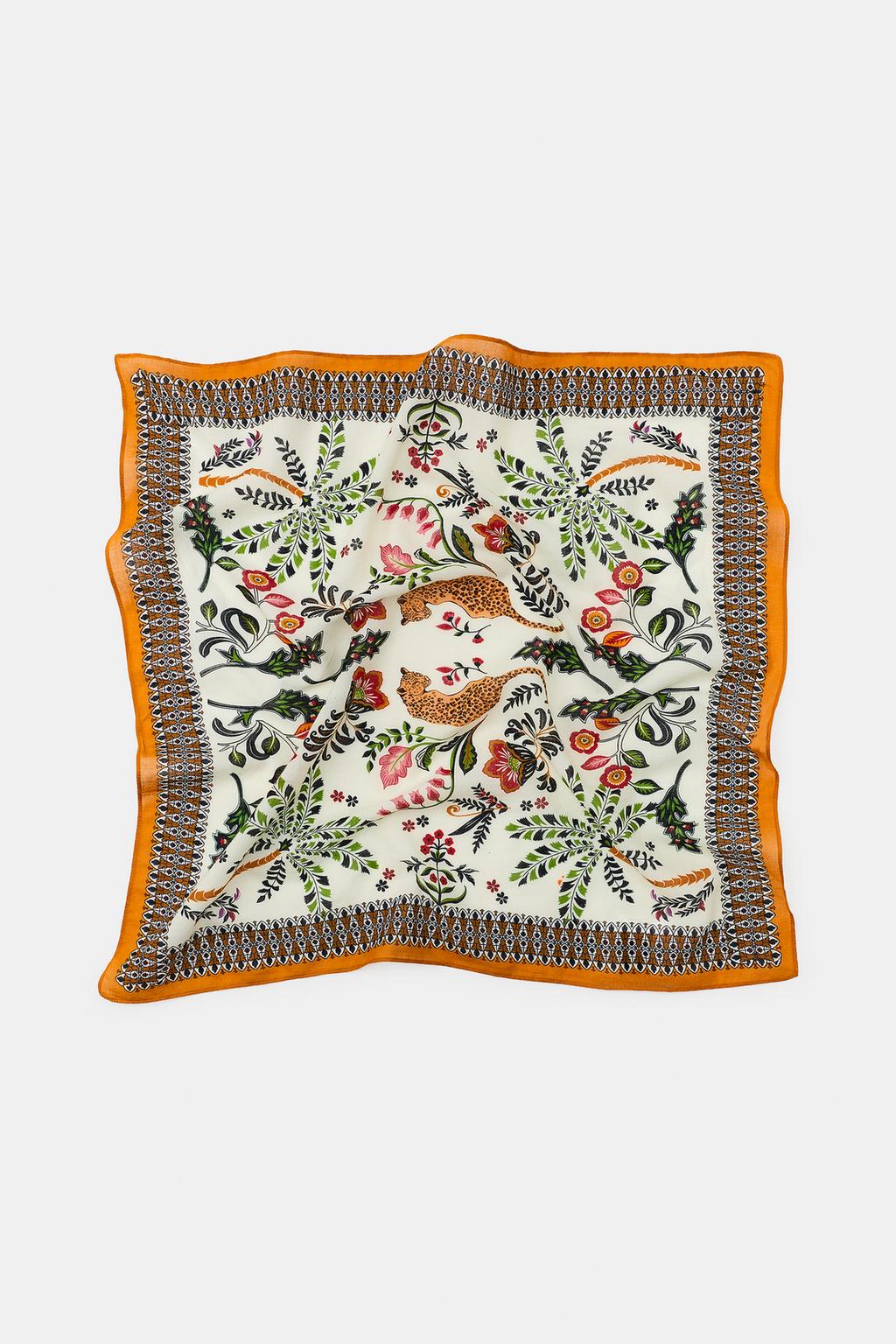 ШАРФ ИЗ 100% ХЛОПКА С ПРИНТОМ