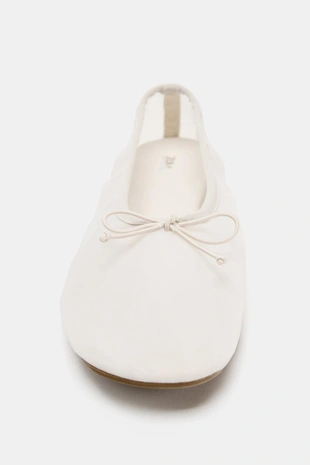 Балетки из сетчатой ткани с бантом- Заказать в России