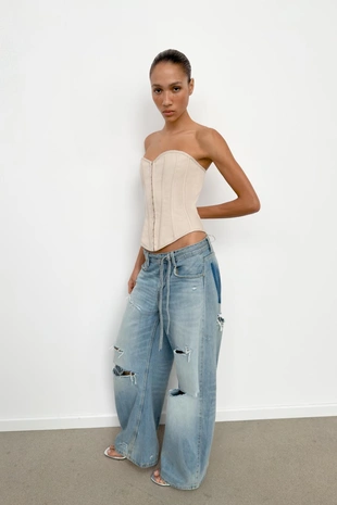 Топ в бельевом стиле