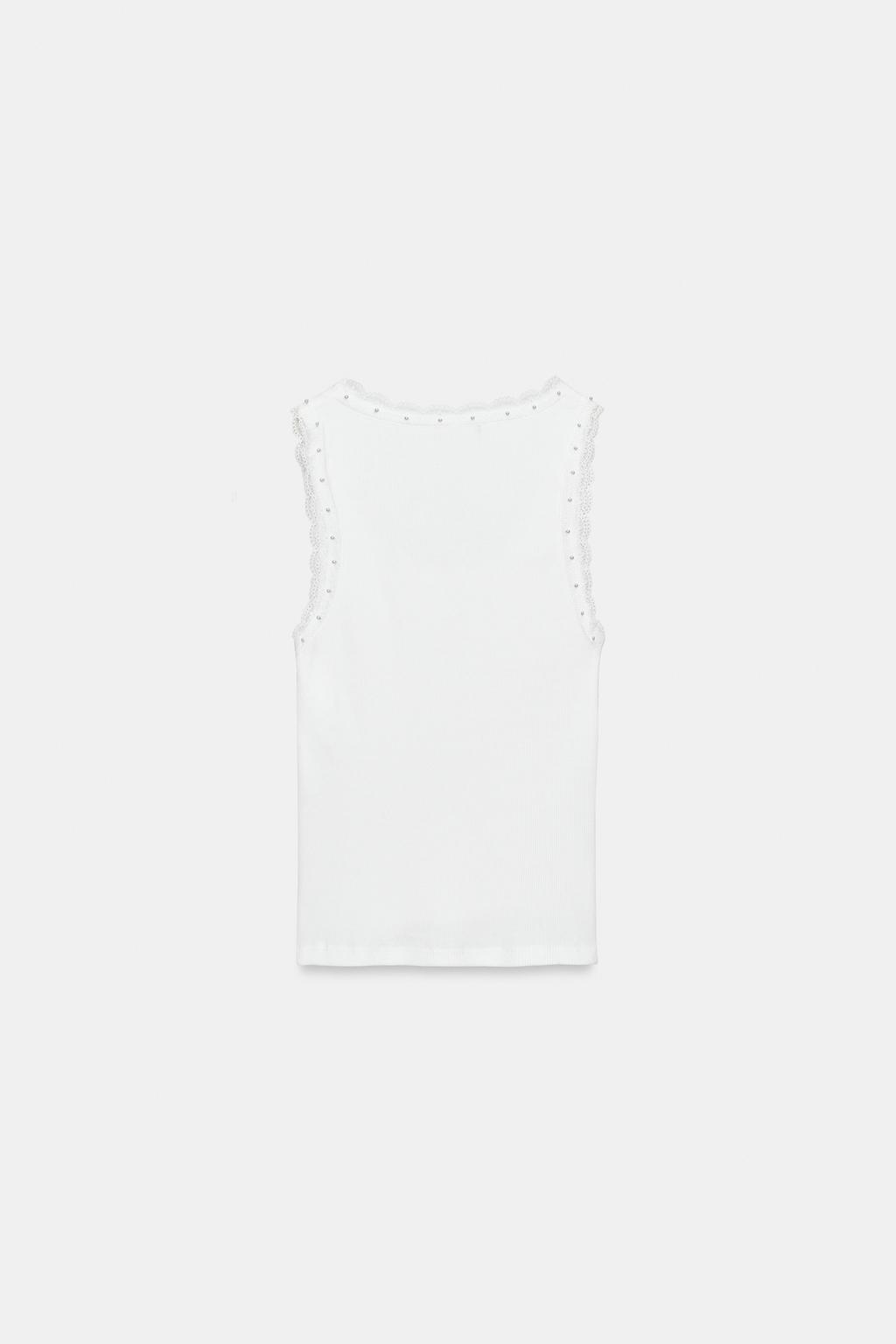 ТОП С ЖЕМЧУГОМ И КРУЖЕВОМ