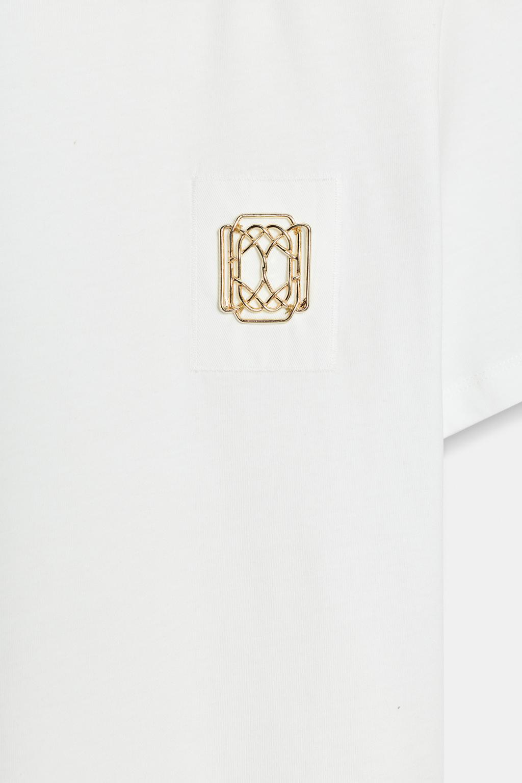 ФУТБОЛКА С МЕТАЛЛИЧЕСКОЙ ОТДЕЛКОЙ