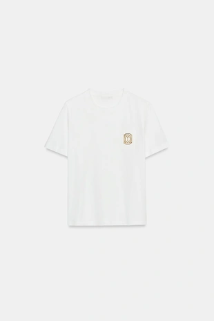 Футболка с металлической отделкой- Заказать в России