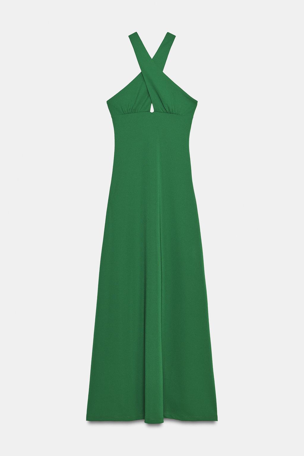 ДЛИННОЕ ПЛАТЬЕ ИЗ СТРУЯЩЕЙСЯ ТКАНИ