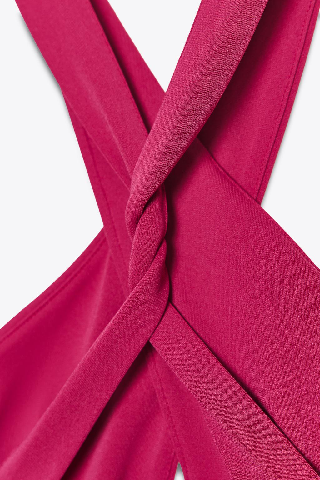 ДЛИННОЕ ПЛАТЬЕ ИЗ СТРУЯЩЕЙСЯ ТКАНИ