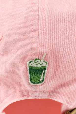 Кепка из твила с надписью и матча- Заказать в России