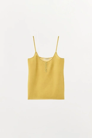 Трикотажный топ на бретелях- Заказать в России