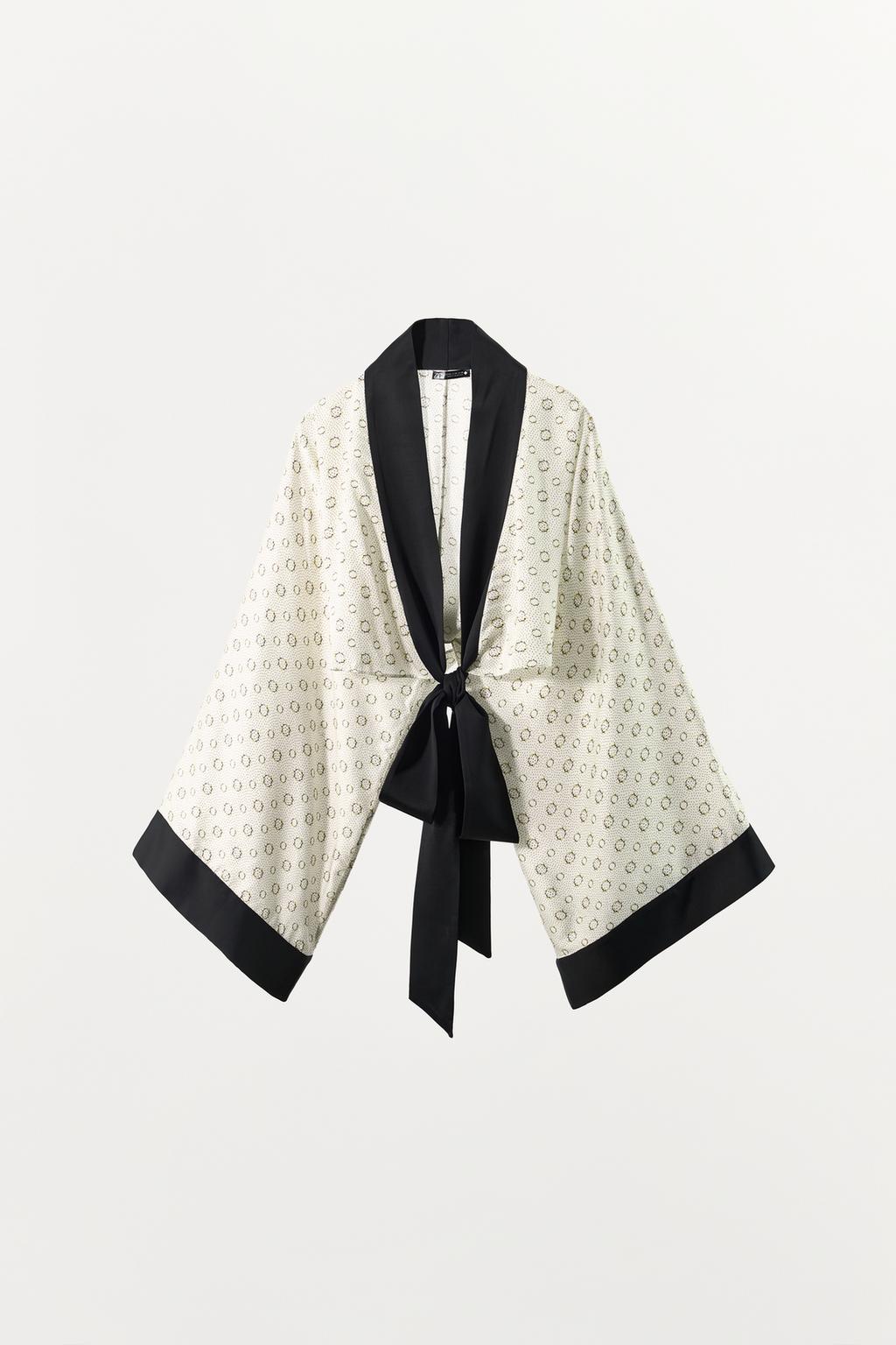 УКОРОЧЕННЫЙ ЖАКЕТ С ПРИНТОМ