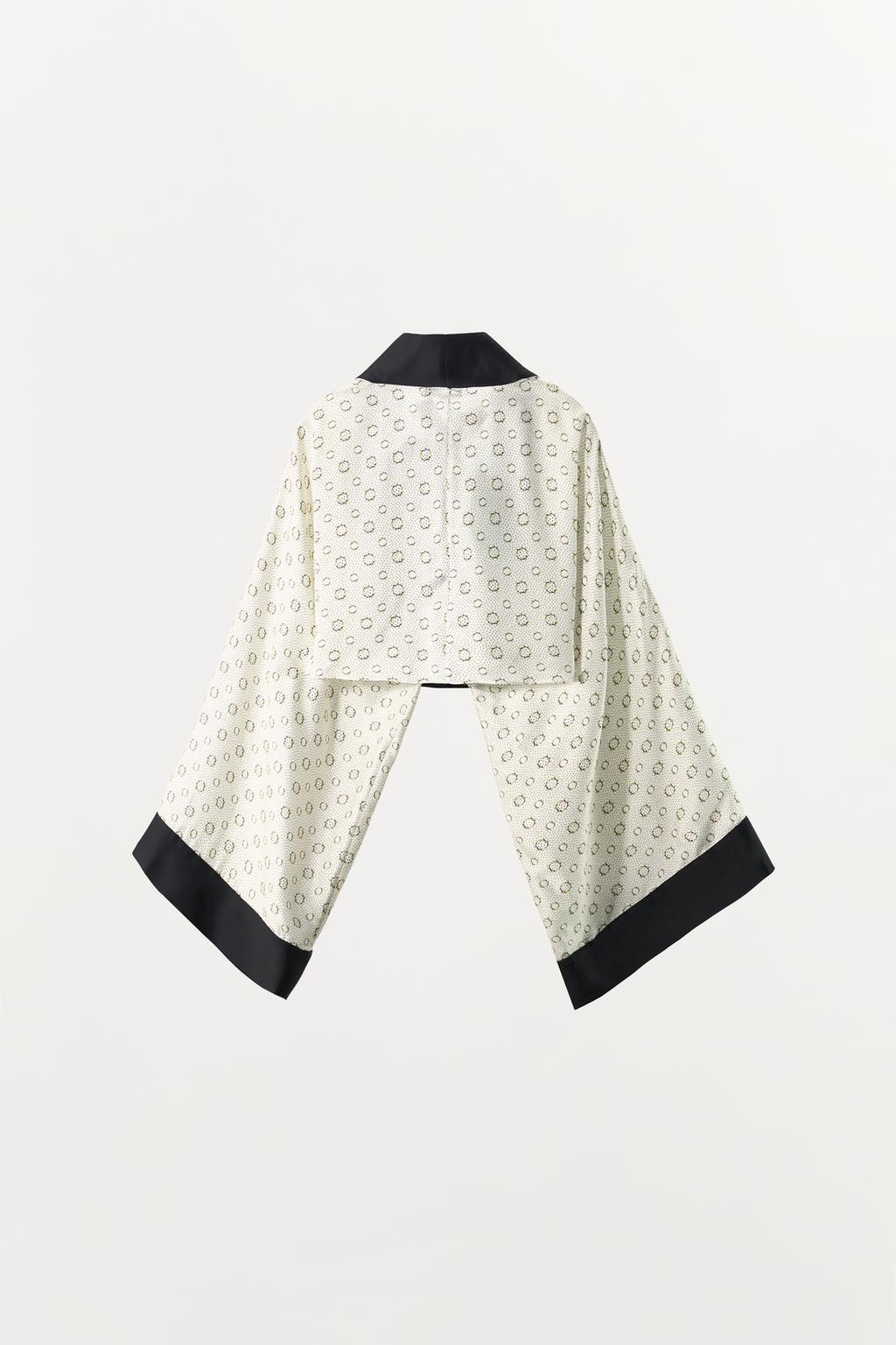 УКОРОЧЕННЫЙ ЖАКЕТ С ПРИНТОМ