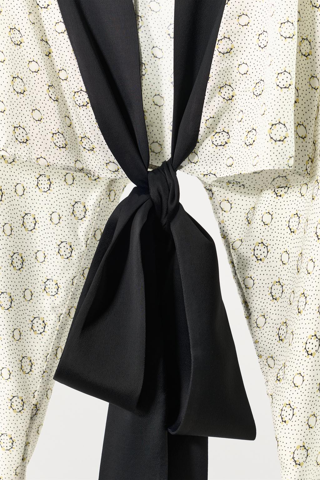 УКОРОЧЕННЫЙ ЖАКЕТ С ПРИНТОМ