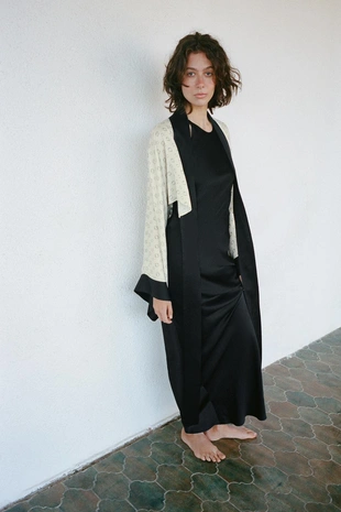 Укороченный жакет с принтом- Заказать в России