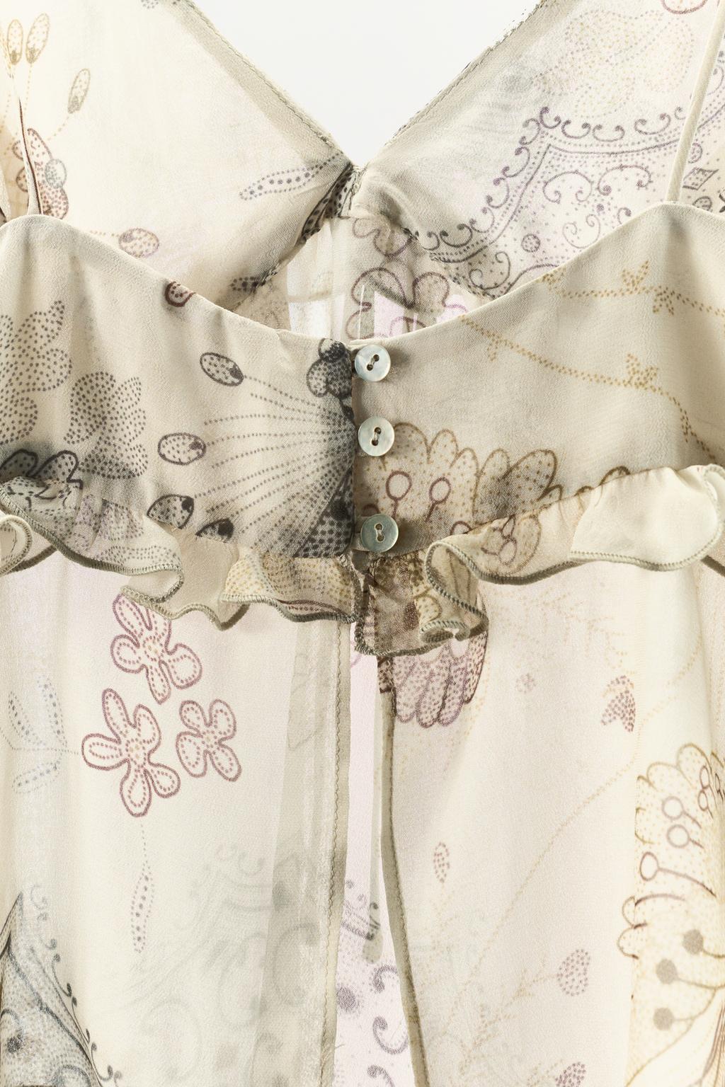 ТОП В БЕЛЬЕВОМ СТИЛЕ С ВОЛАНАМИ И ПРИНТОМ