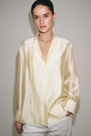 Струящаяся рубашка — коллекция Zara «Zw»- Заказать в России