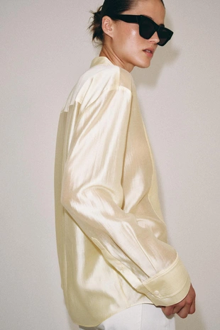 Струящаяся рубашка — коллекция Zara «Zw»- Заказать в России