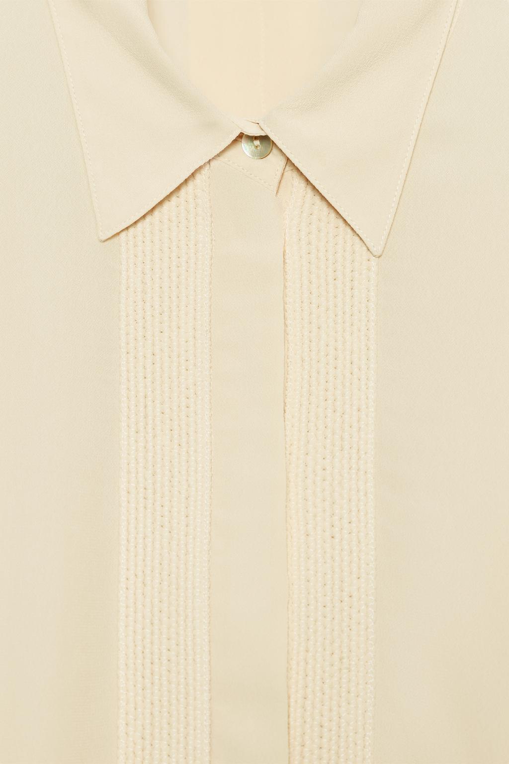 СТРУЯЩЕЕСЯ ПЛАТЬЕ-РУБАШКА — ZW COLLECTION