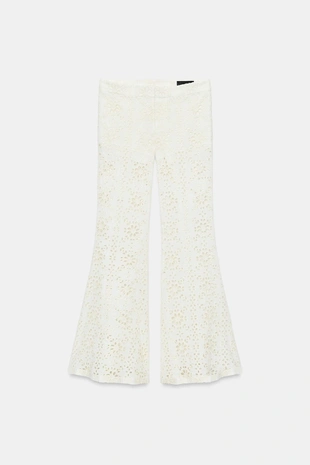 Расклешенные брюки с вышивкой Zw- Заказать в России