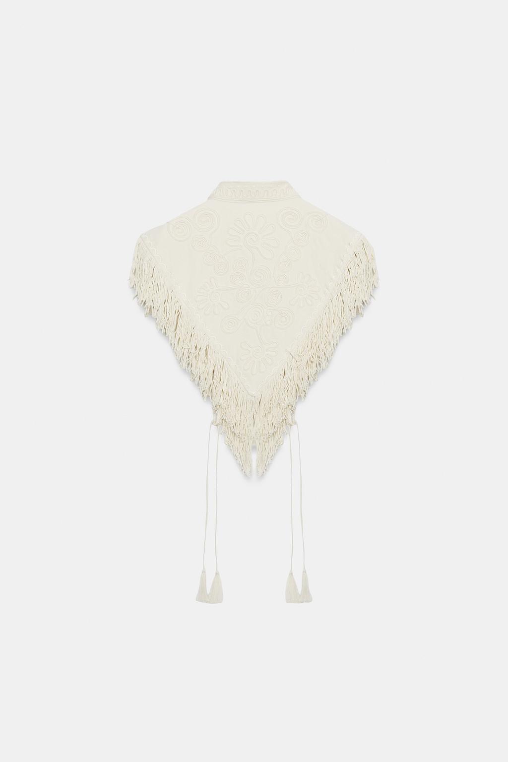 ЖИЛЕТ С БАХРОМОЙ И ВЫШИВКОЙ ZW