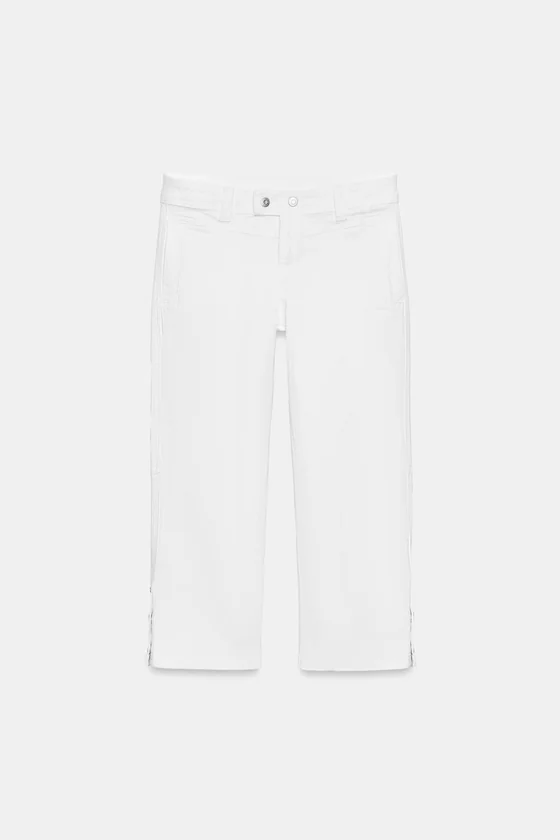 ДЖИНСЫ КАПРИ СО СРЕДНЕЙ ПОСАДКОЙ — коллекция Zara «ZW»