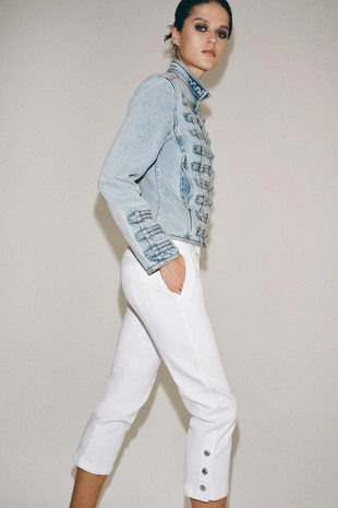 Джинсы капри со средней посадкой — Zw Collection- Заказать в России