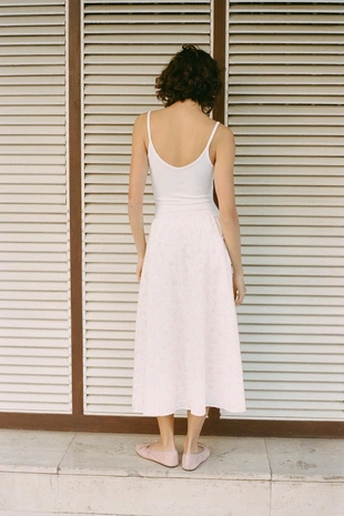 Структурная юбка-накидка миди- Заказать в России