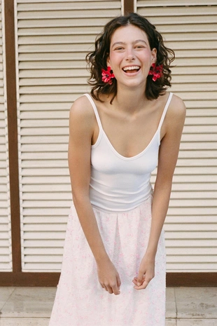 Структурная юбка-накидка миди- Заказать в России