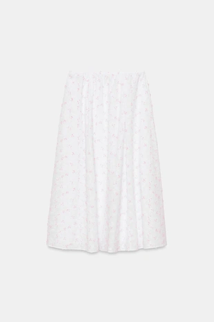 Структурная юбка-накидка миди- Заказать в России