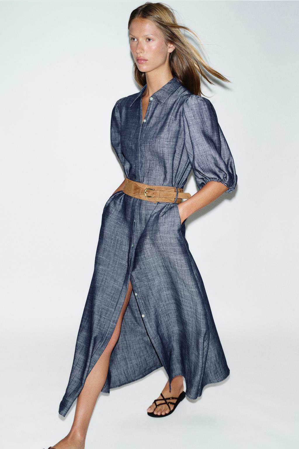 ПЛАТЬЕ МИДИ С ПОЯСОМ