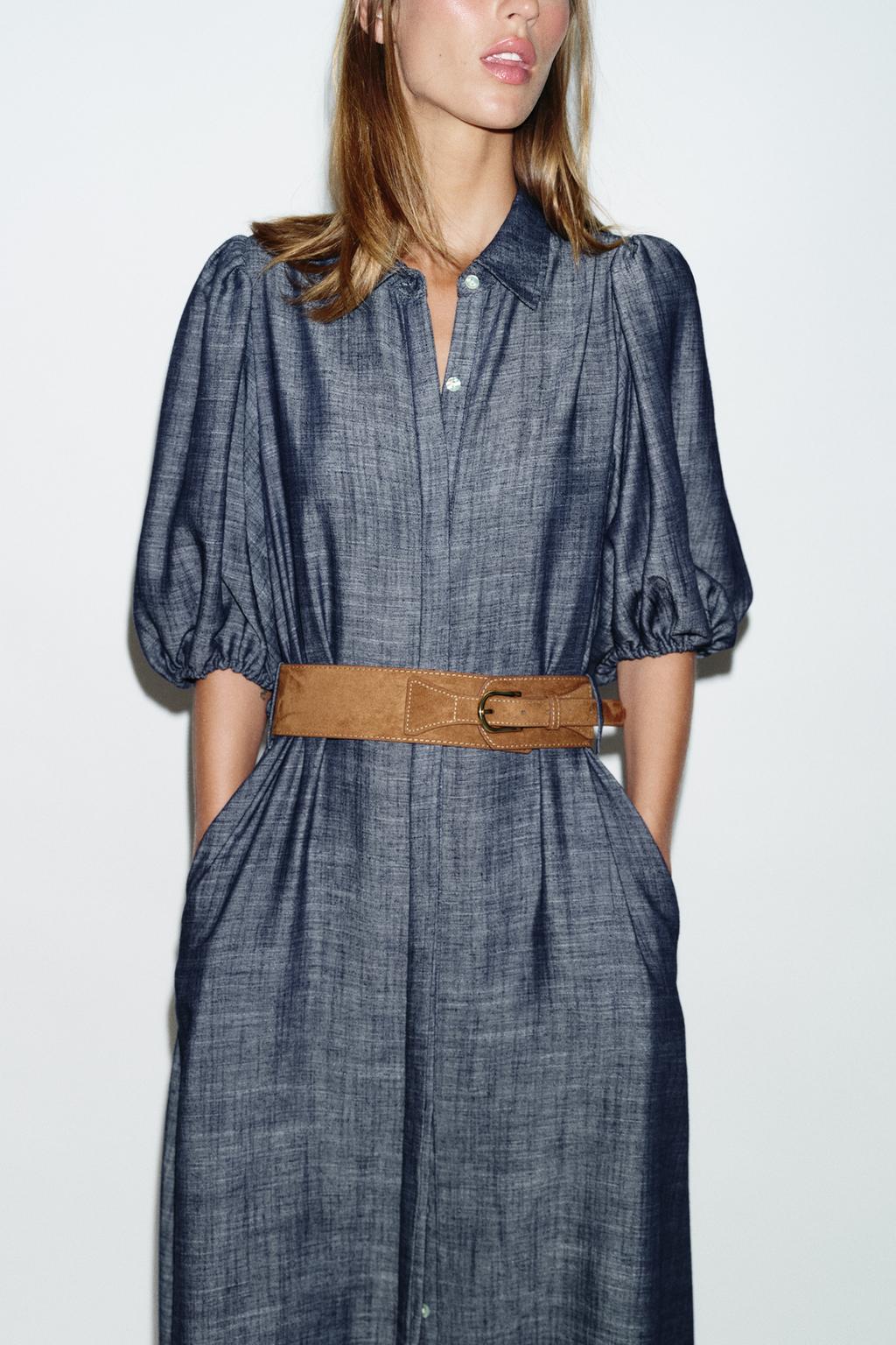 ПЛАТЬЕ МИДИ С ПОЯСОМ