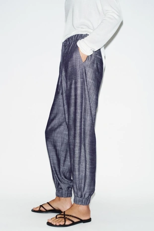 Джоггеры с манжетами