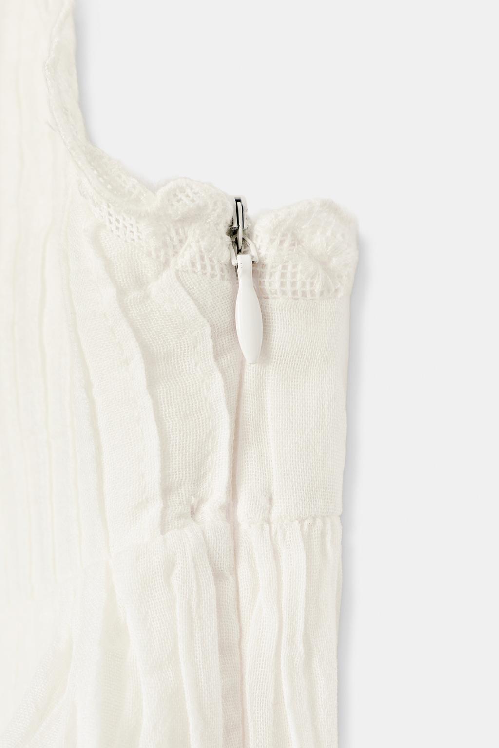 ТОП ИЗ ГАЗА С ВОЛАНАМИ И ВЫШИВКОЙ