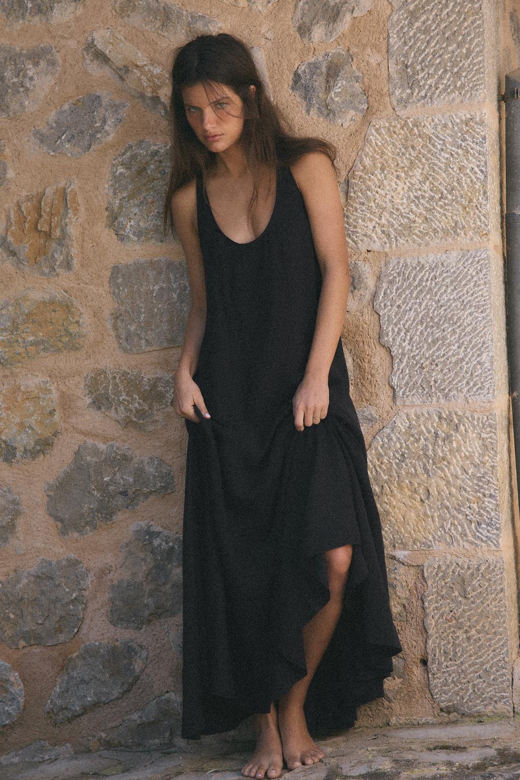 ПЛАТЬЕ МИДИ ИЗ ЛИОЦЕЛЛА