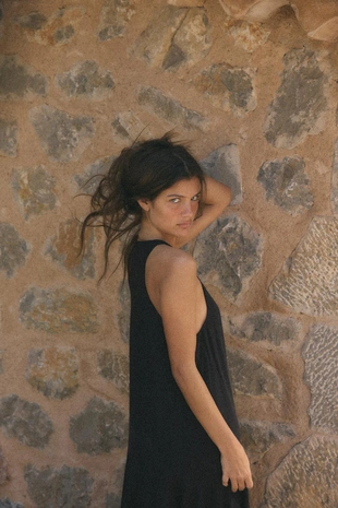 Платье миди из лиоцелла- Заказать в России