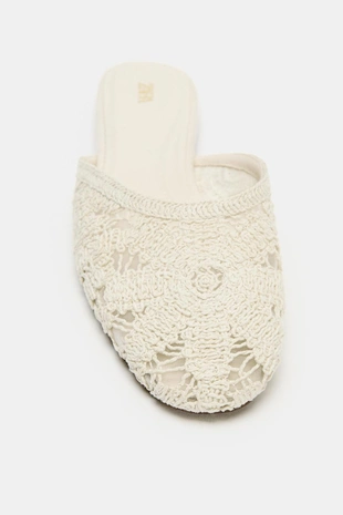 Мюли с вышивкой без задников- Заказать в России