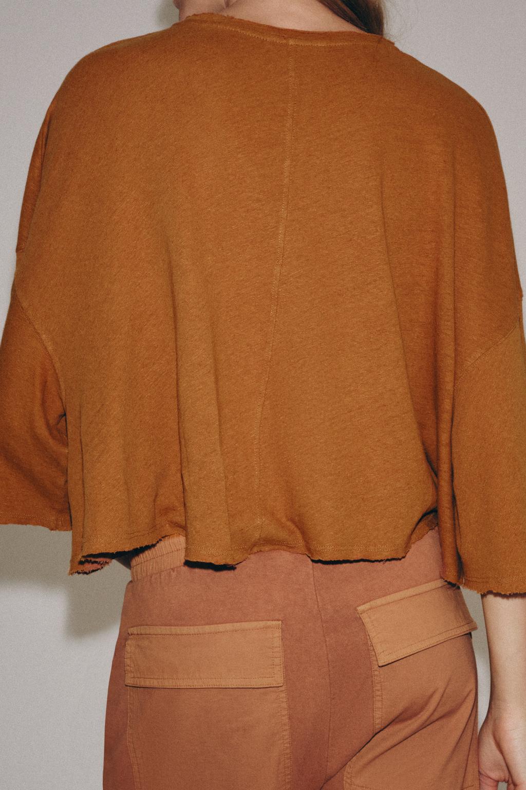 ФУТБОЛКА ИЗ ХЛОПКА И ЛЬНА