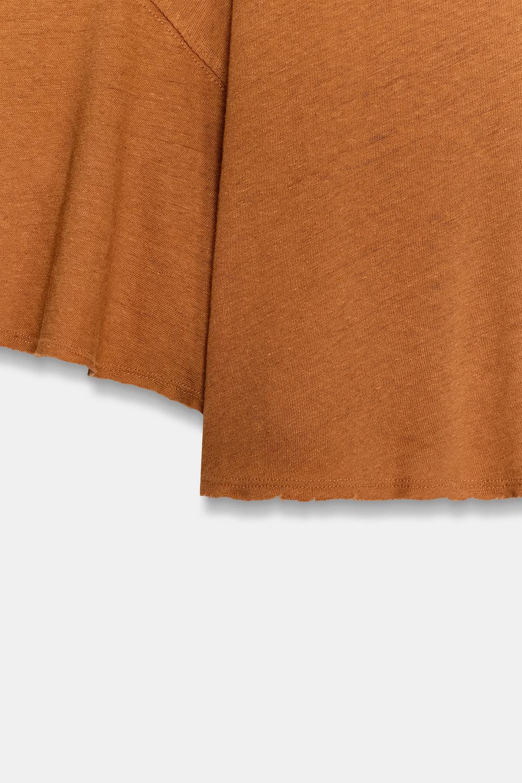 ФУТБОЛКА ИЗ ХЛОПКА И ЛЬНА