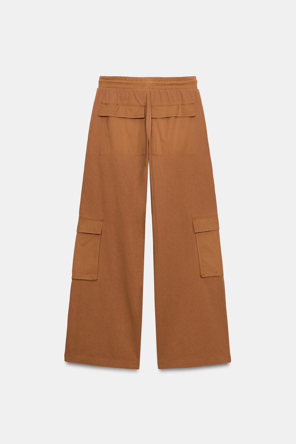 БРЮКИ КАРГО С ЭФФЕКТОМ ПОТЕРТОСТИ