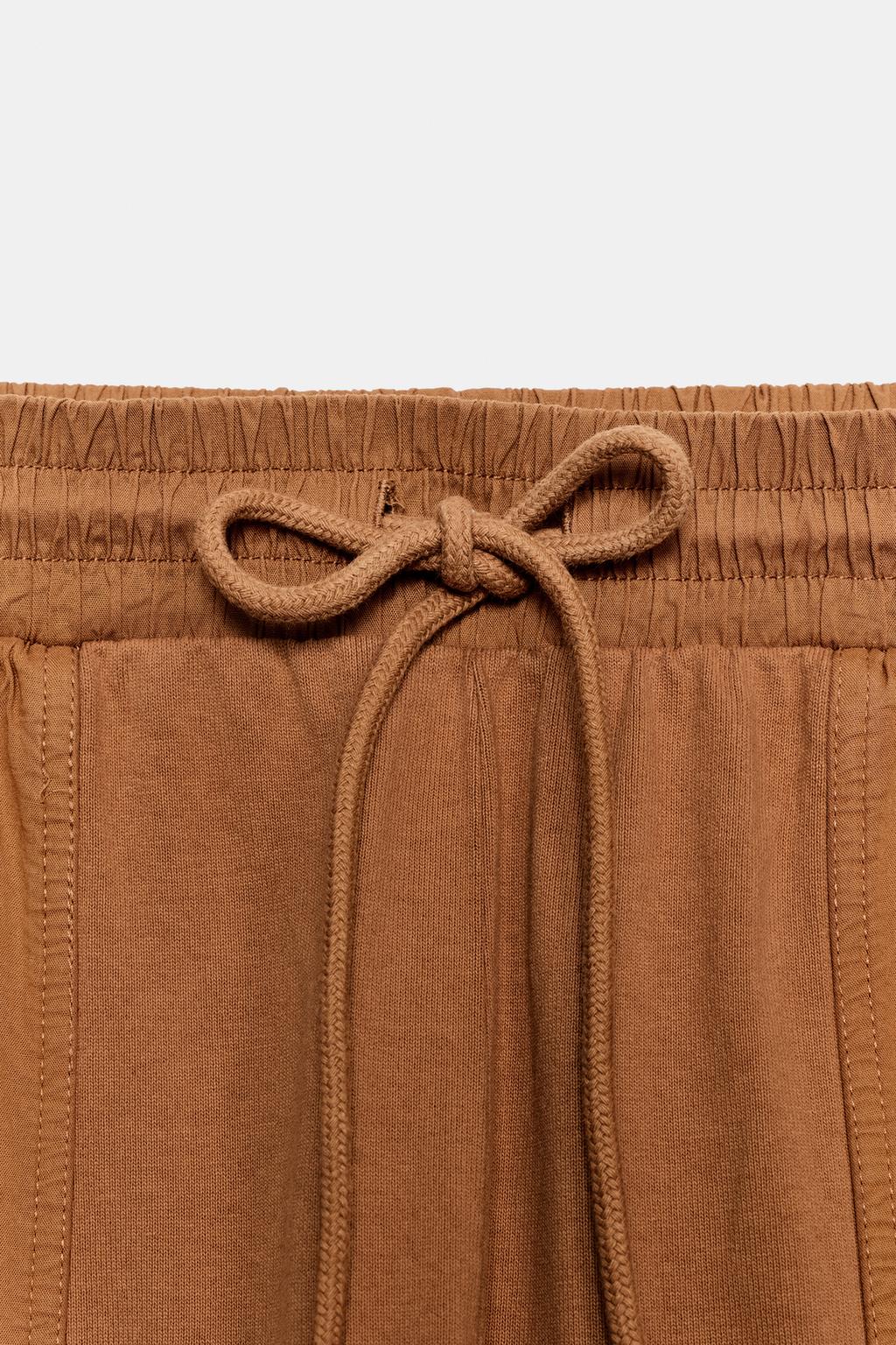 БРЮКИ КАРГО С ЭФФЕКТОМ ПОТЕРТОСТИ