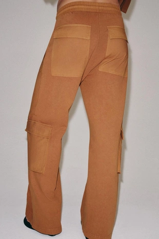Брюки карго с эффектом потертости- Заказать в России