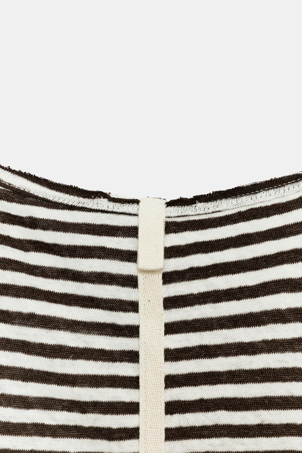 ТОП В ПОЛОСКУ ИЗ ХЛОПКА И ЛЬНА