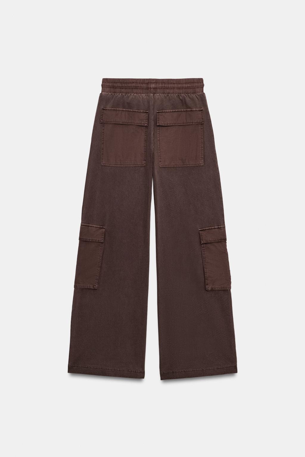 БРЮКИ КАРГО С ЭФФЕКТОМ ПОТЕРТОСТИ