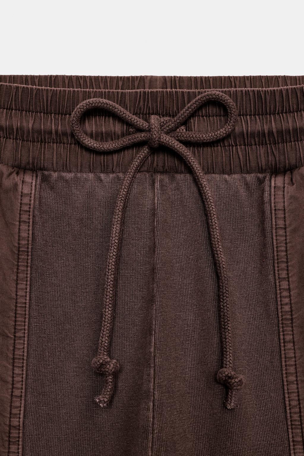 БРЮКИ КАРГО С ЭФФЕКТОМ ПОТЕРТОСТИ