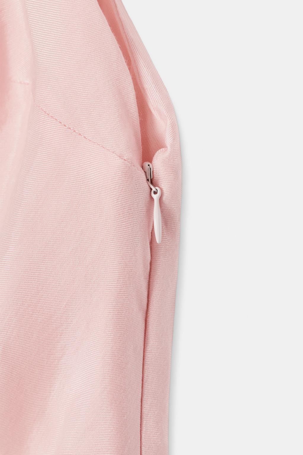 КОМБИНИРОВАННОЕ ПЛАТЬЕ С ВОЛАНАМИ