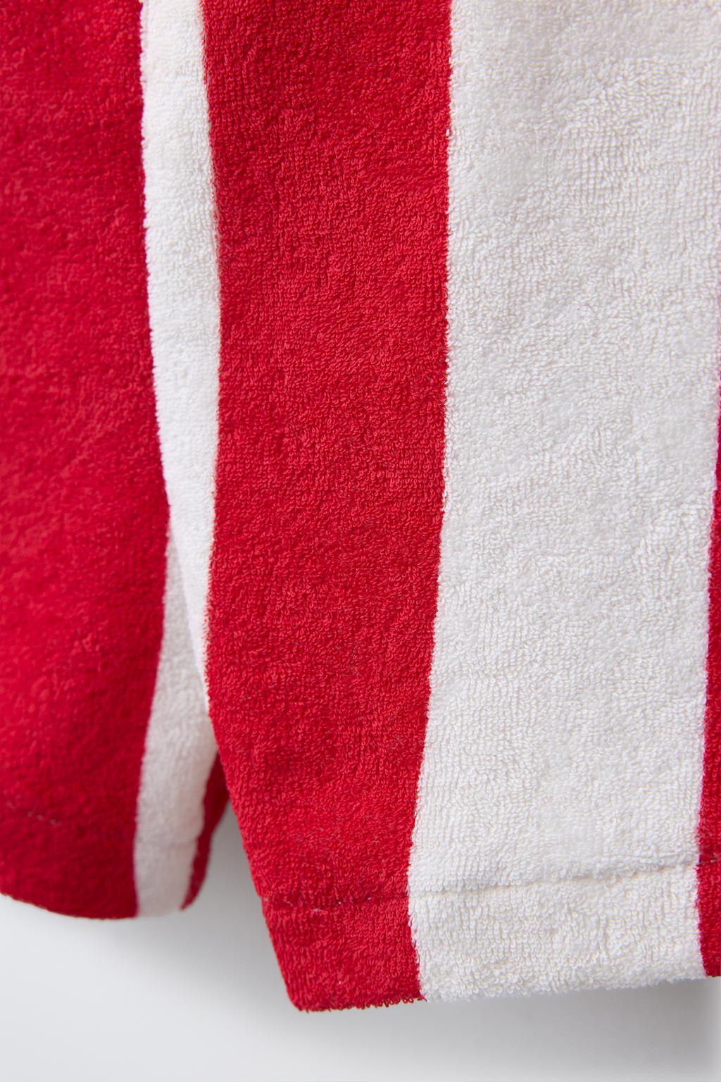 КОРОТКИЙ КОМБИНЕЗОН ИЗ МАХРОВОЙ ТКАНИ В ПОЛОСКУ — CASA LAWA X ZARA KIDS