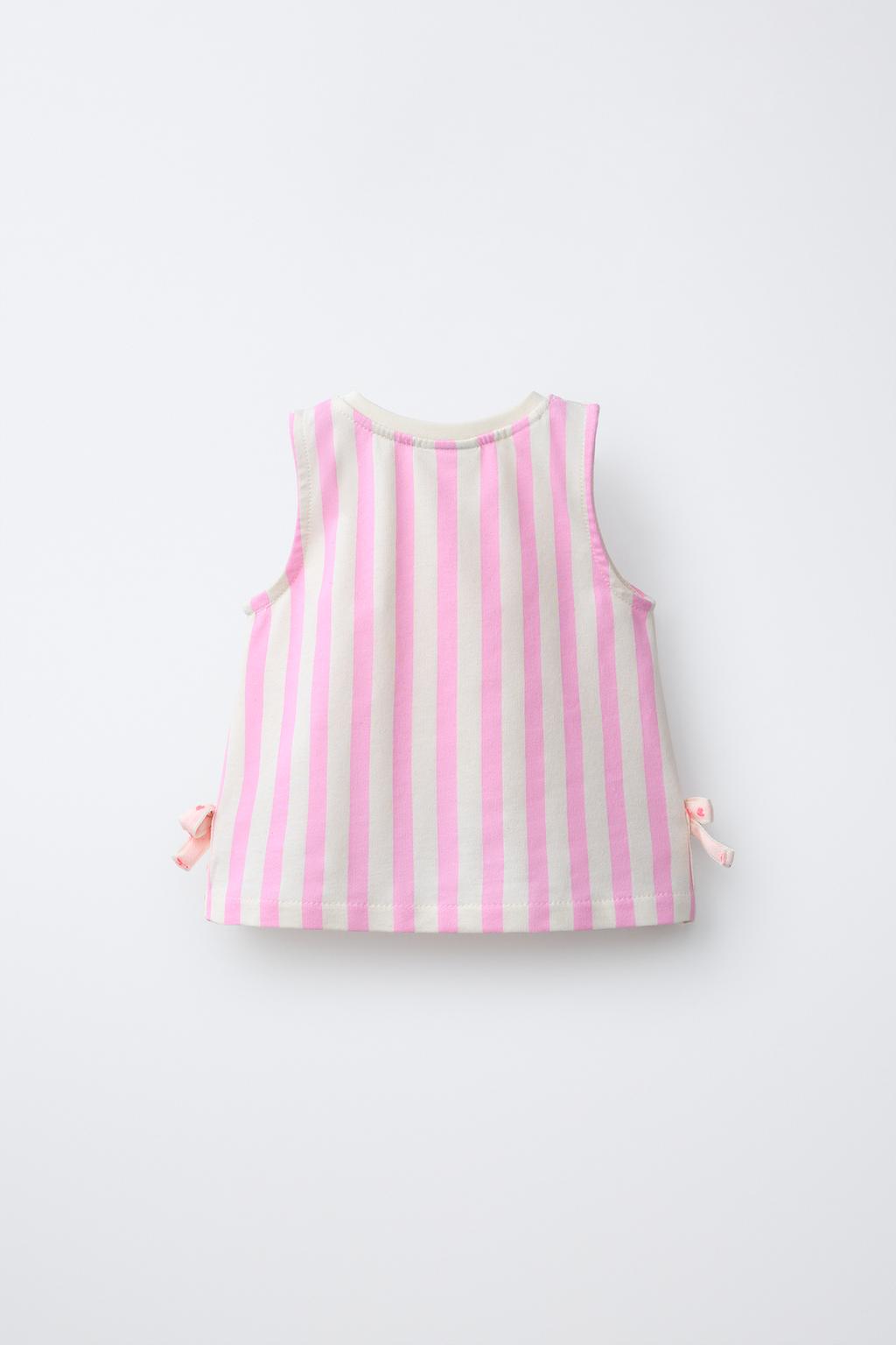 ЛОНГСЛИВ В ПОЛОСКУ С БАНТАМИ