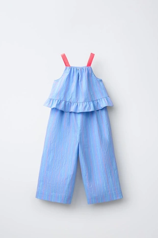 Длинный комбинезон в полоску- Заказать в России