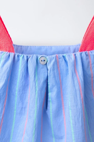 Длинный комбинезон в полоску- Заказать в России