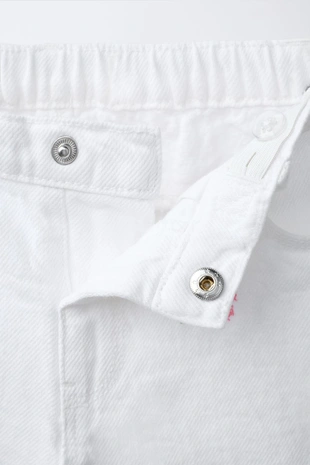 Бермуды из твила с вышивкой крестиком- Заказать в России