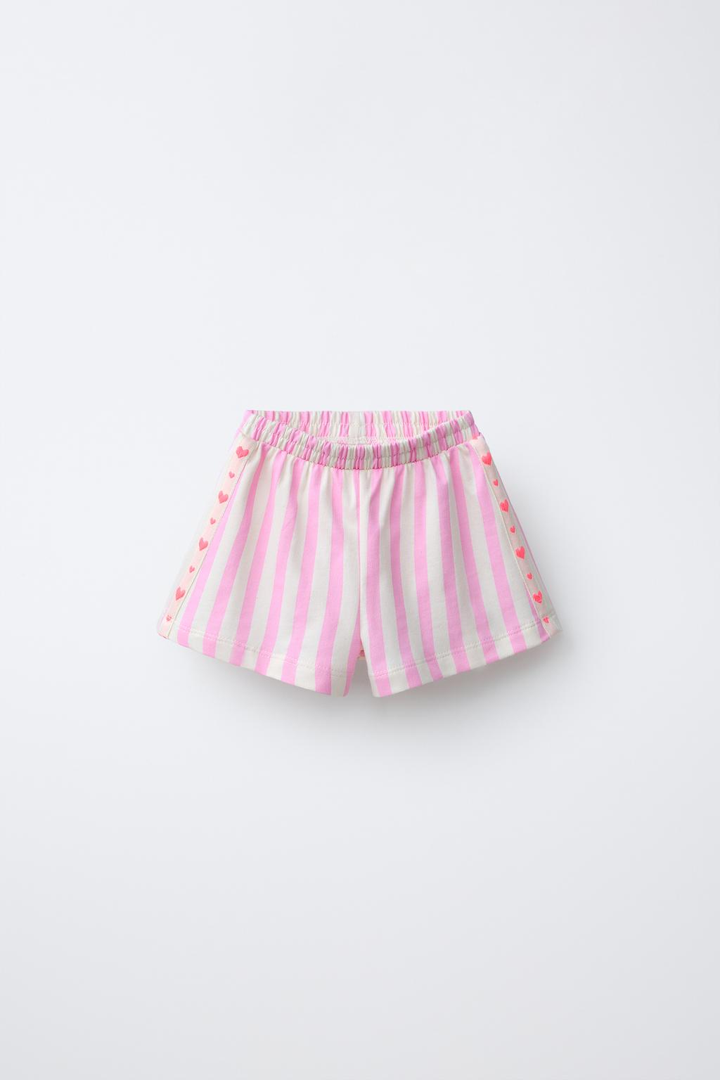 БЕРМУДЫ В ПОЛОСКУ С ЛАМПАСАМИ