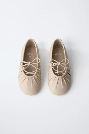 Кожаные балетки- Заказать в России