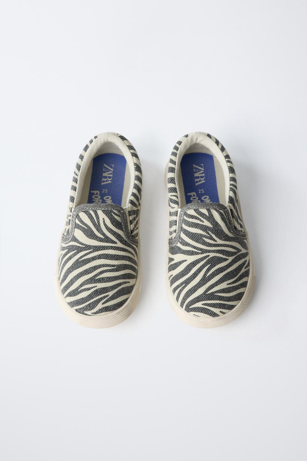 КЕДЫ С ПРИНТОМ ЗЕБРА